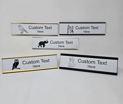 Bring personality and charm to your home or office with our Custom Animal Name Plate! Unlike ordinary signs, our name plates let you choose your favorite animal – Dog, Cat, Elephant, Bird, or Owl – and add your own text, creating a truly personalized piec