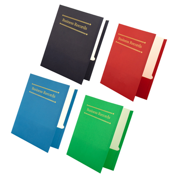 Perfect for organizing business records, office documents, client files, financial paperwork, reports, forms, and general business records. The clean gold foil "Business Records" imprint provides a professional appearance while helping maintain an organiz