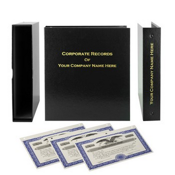 Organize and protect your company records with this complete Business Formation Kit, designed for LLCs, Corporations, and Non-Profit organizations. Each kit includes a premium 3-ring binder with matching slipcase, professionally printed Operating Agreemen