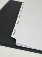Stay Organized with Customizable Binder Dividers – Keep your documents neatly sorted and easy to find with these premium 1/6 cut tab dividers. Designed for 3-ring binders, each set features six write-on tabs that can be customized to fit your needs—perfec