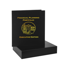 This organizer includes one three-ring binder, one matching protective slipcase and five preprinted index tabs labeled Foundation, Budget, Goals, Investments and Records. Use the sections to arrange your own financial plans and account information.