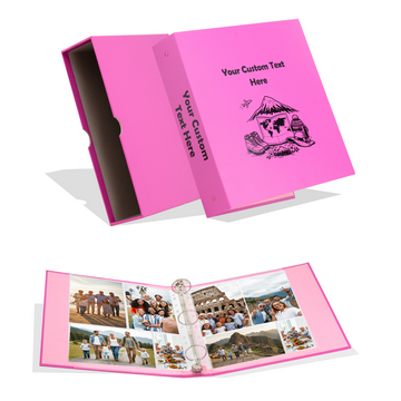 Create a timeless keepsake with this Personalized Pink Photo Album, designed to beautifully store and protect your most meaningful moments. Featuring a customizable name on the cover, this album transforms your photos into a personal memory book you’ll ch