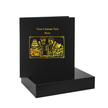The base organizer includes one three-ring binder and one matching protective slipcase. Personalize the it with custom text text and your selected font to create a family cookbook, personal recipe collection or thoughtful gift.