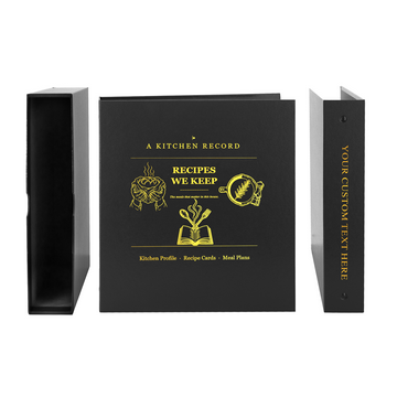 Create a lasting record of the recipes, meals and traditions that matter most with this complete Recipe and Kitchen Organizer Kit.