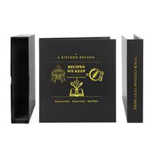 Create a lasting record of the recipes, meals and traditions that matter most with this complete Recipe and Kitchen Organizer Kit.