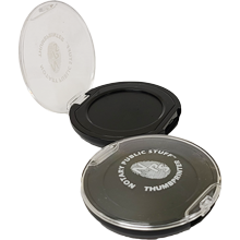 Capture clean, full thumbprints with this large inkless ceramic thumb printer. Perfect for notary journals, mobile notaries, and secure signer identification.